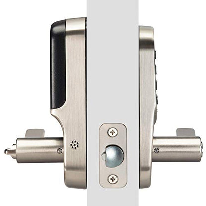 Yale Assure Lever - Keypad Lever Lock (for Doors with no deadbolt) - Keyless Entry with pin Code Unlocking and one-Touch or Auto-Locking - Black Suede