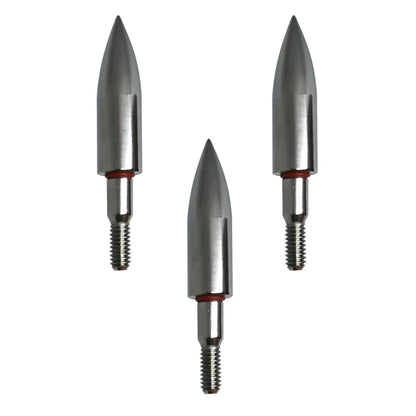 Archery Field Points,Various OD,100/125/150/200 Grains,Easy Pull Various, Stainless Steel Screw in Archery Field Tips(1 Dozen 12 PCS) (9/32″ Combo Shape, 125Grains)