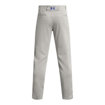 Under Armour Boys Utility Baseball Pant Pipe, (081) Baseball Gray/Royal/Royal, X-Large