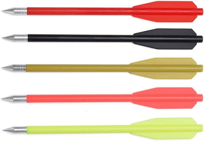 Mini Archery Crossbow Bolts Set - 60PCS 6.25 Inch Durable Arrows with Sharp Metal Tip | Ideal for Target Practice & Small Game Hunting