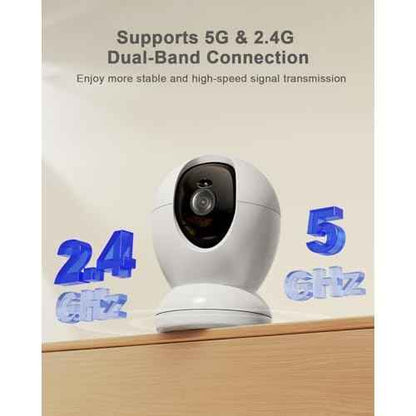 usogood 2.5K Indoor Camera for Home Security, 360¡ÆPet Camera Indoor with Phone App,Support 5G/2.4Ghz WiFi, Auto Motion Tracking Detection,2-Way Audio,Compatible with Alexa,Best Gift£¨2-Pack £©