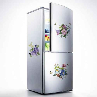 3 Pcs Flowers Wall Stickers Wall Decals Peel and Stick for Room Decorations Living Room Bedroom