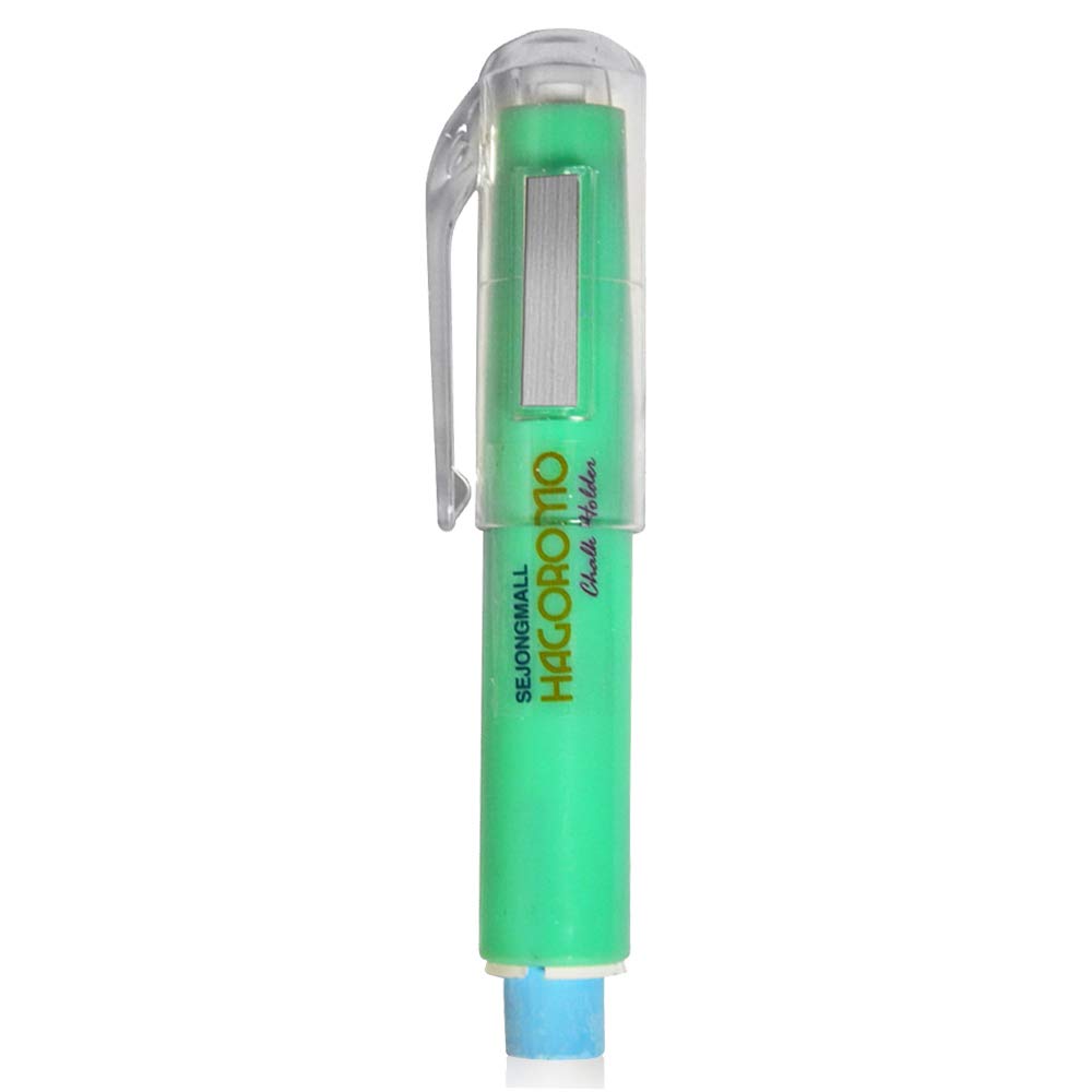 Hagoromo Chalk Holder with Magnet Attached [Green Body & Chalk]