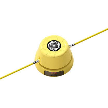 Elolicu Smart Jump Rope Machine, Electric Rope Skipping Machine Rechargeable Jump Rope Rope Skipping Sports for Indoor Outdoor Workout Jumping Rope with Remote Control for Home Gym Party
