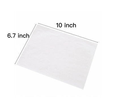 1000 PCS Packing List Envelopes 6.7"x10" Clear Packing Slip Pouches Fit 6.5x10 inch Lettter - Shipping/Mailing Pouch Enclosed Bags for Packing Slips Invoice Label