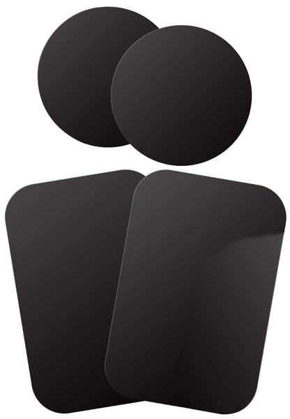 Phone Magnet Plate Mount Metal Plate for Magnetic Car Mount 4 Pack (Attention: Metal plates do not have magnets)Disc with 3M Adhesive Compatible with Phone Magnets/Cell Phone Automobile Magnet Cradles