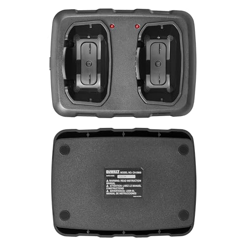 DEWALT DXFRS800 FRS Walkie Talkies Long Range 2 Way Radio, 2 Watt, Waterproof & Rechargeable, 2 Pack
