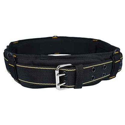 MELOTOUGH Padded Tool Belt with D ring for men Adjustable for 34"-50" Waists Heavy-duty Work Belt Metal Buckle
