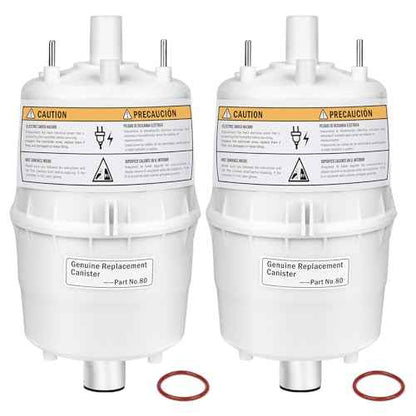 80 Canister Substitute for Aprilaire 800 Replacement Canister OEM, 80 Steam Canister Replacement for Aprilaire 800 Canister, 80 Canister for Aprilaire 800 801 865 866 Whole House Humidifiers 2 Pack