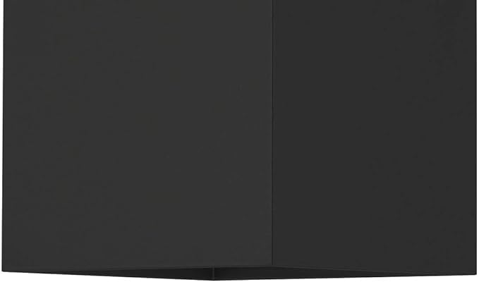 Square Collection 6" Aluminum Outdoor Up/Down Wall Lantern Light Matte Black