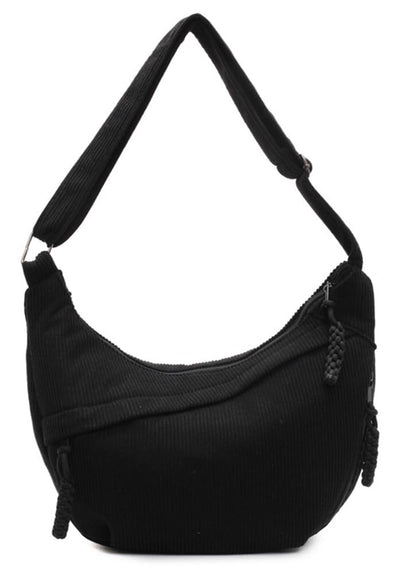 Nylon Crescent Crossbody Bag for Women Shoulder Tote Handbag Casual Sling Bag Dumpling Purse Bag for Outdoor Travel