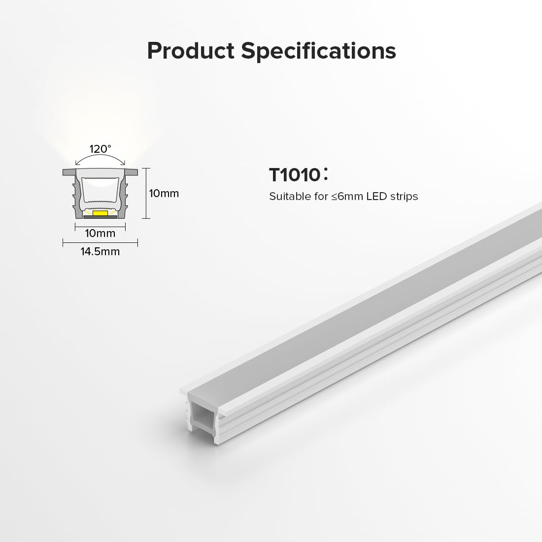 BTF-LIGHTING Silicone LED Channel System 16.4Ft Flexible Milky White Cover DIY Spotless Tube for ≤6mm Width LED Strip,Neon Rope Light Channel Diffuser, for Kitchen Cabinet, Room, Patio(No LED Strip)
