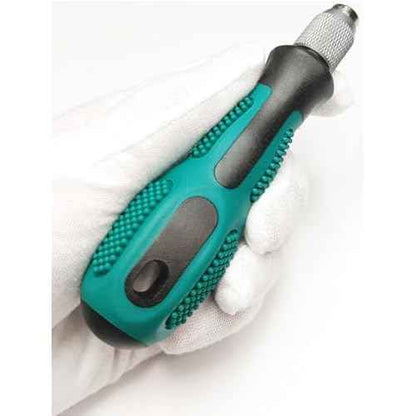 Bit Driver Handle,2 Pieces 1/4 inch Hex Quick Release Change Handle,6.35mm Hex Screwdriver Bit Holder Handle Set with Non-slip Handle Screwdriver Bit Holder