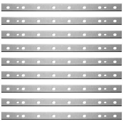 9 Pack 13-Inch Planer Blades Replacement Heat Treated Compatible with DeWalt DW735 DW735X Planer Heat Treated Replacement Compatible with DW7352 Planer Knives