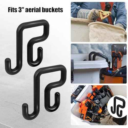 CNQLIS 8 Pack 3" Lineman Bucket Hooks for Blankets, Aerial Basket Hooks, Lineman Bucket Tool Holders, Tool Bag
