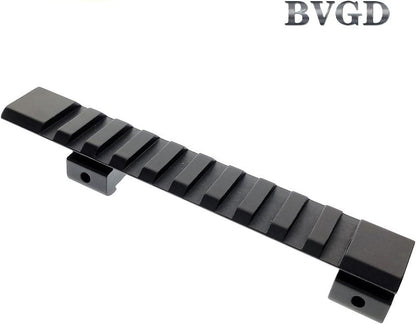 Dovetail to Picatinny Weaver Rail Riser Mount Adapter - 11mm to 20mm for Rifle Scope