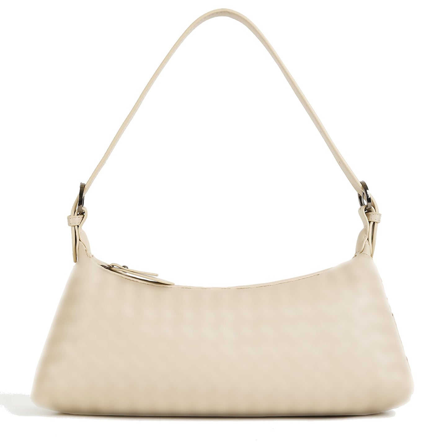 YLYYHH Shoulder Bags for Women, Woven Leather Crossbody Bag Small Purse Cute Hobo Tote Handbag Mini Clutch, White
