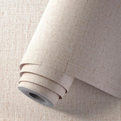 Beige Grasscloth Peel and Stick Wallpaper 3M