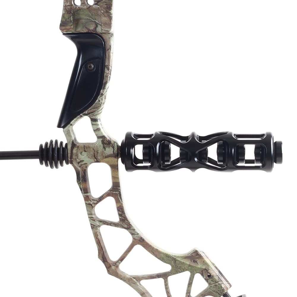 SOPOGER Bow Stabilizer for Compound Bow Recurve Bow Archery Stabilizers 5 Inch 6 Inch Bow Stabilizer Kit for Hunting Vibration Dampening