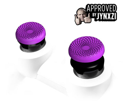 KontrolFreek FPS Freek Frenzy for Xbox One and Xbox Series X Controller | Performance Thumbsticks | 1 High-Rise, 1 Mid-Rise | Purple/Black