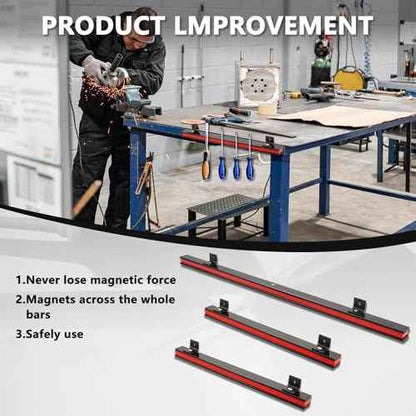 RAMATA Extremely Heavy-Duty Magnetic Tool Holder 13" Magnetic Tool Holders Professional Tool Bars/Strips Replaces # 21300 21400