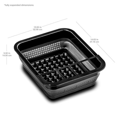 madesmart Collapsible Drying Dish Rack | SINKWARE Collection | Easy Storage | BPA-Free