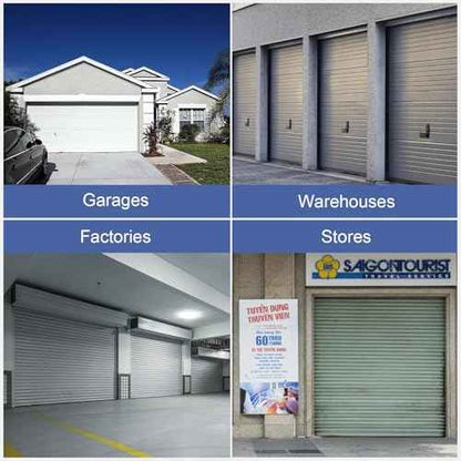 Premium Garage Door Bottom Seal - 16.5ft Weatherproof EPDM Rubber, Easy Install, Blocks Drafts/Rain/Rodents, Noise-Reducing & Energy Saving