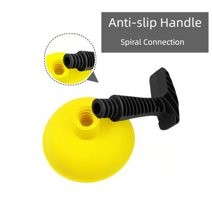 Sink Plunger with 3 Drain Clog Remover Tools – Compact Manual Plunger and Flexible Drain Snakes for Unclogging Bathroom, Kitchen, and Shower Drains