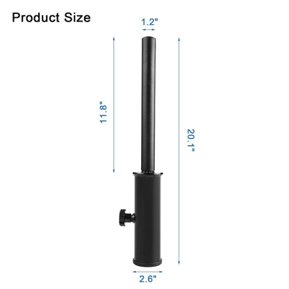 Straight Bar Landmine Handle Attachment for 2-Inch Olympic Barbell, Home Gym Strength Training Equipment, Viking Press Landmine Handle Attachment for Deadlift Squat, Single Arm Row, Press Workout