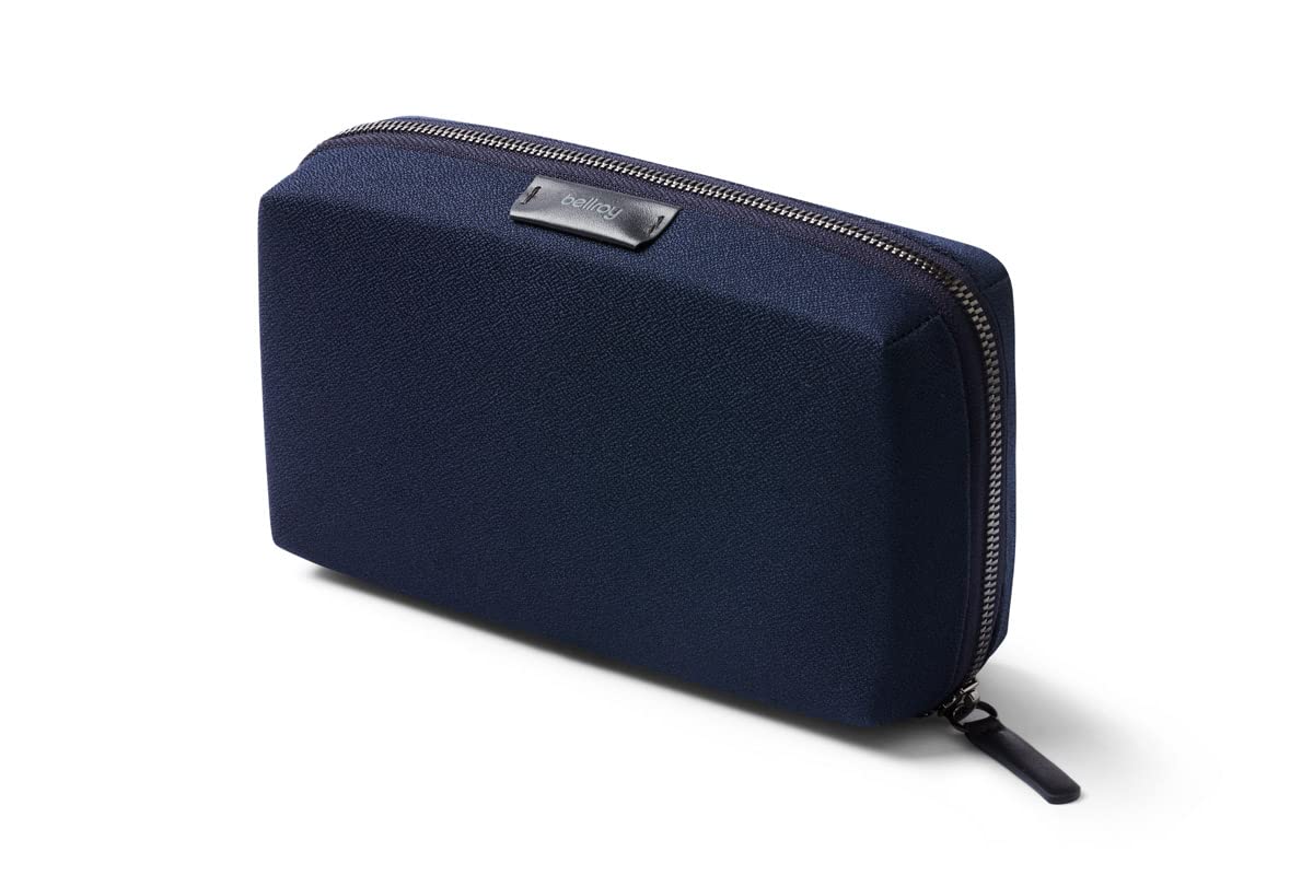 Bellroy Tech Kit, tech Accessories Zip Pouch (Power Bank, Phone Charger, Cables, Earbuds) - Navy