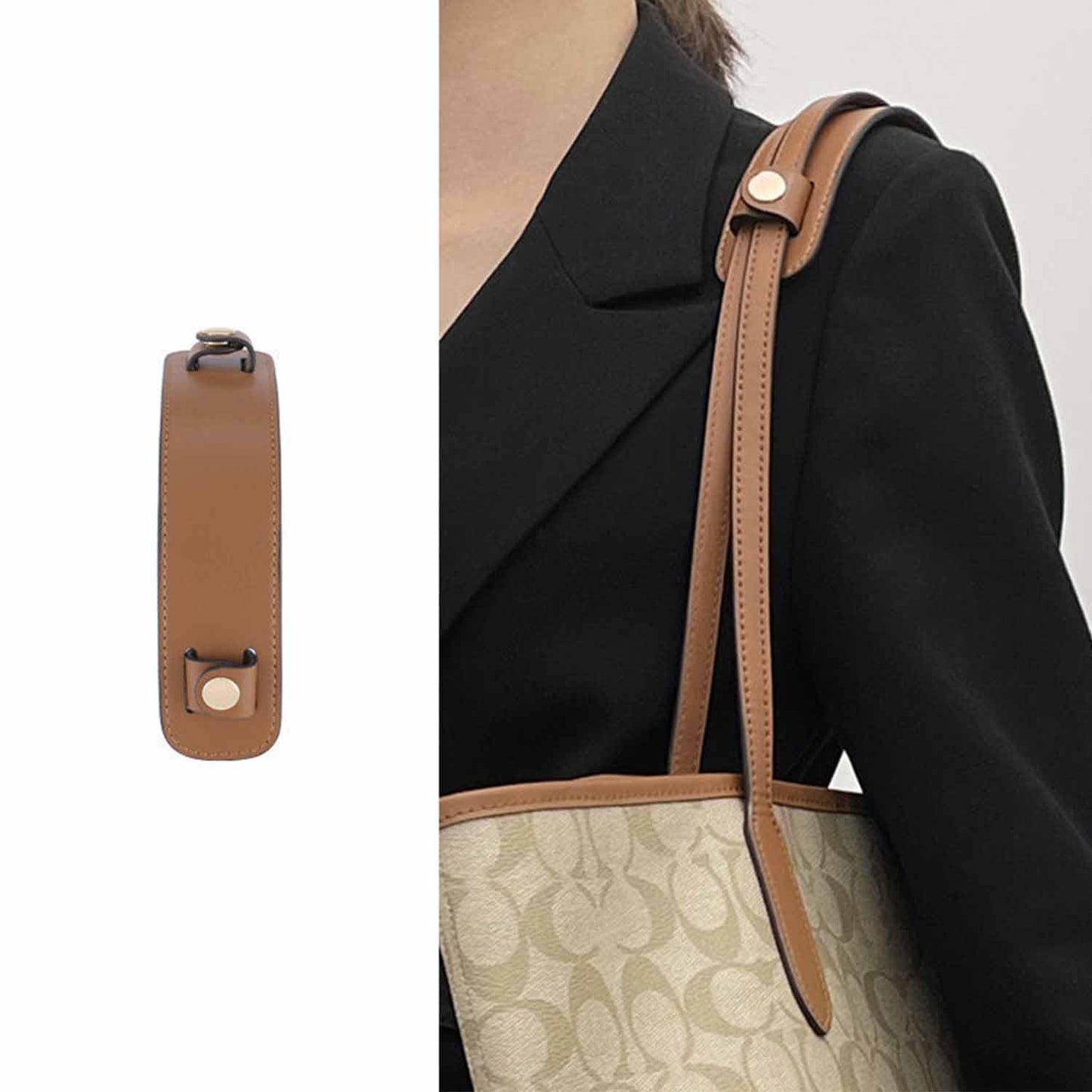 RYYXZXL Vachetta Leather shoulder pads Leather shoulder strap pads for designing stylish decompression handbag bags