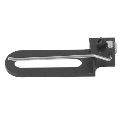 plplaaoo Aluminum Archery Magnetic Rest Screw Recurve Bow Target Accessories Sturdy Lightweight Durable CNC Processed for Competitive Recurve Bow (Black)