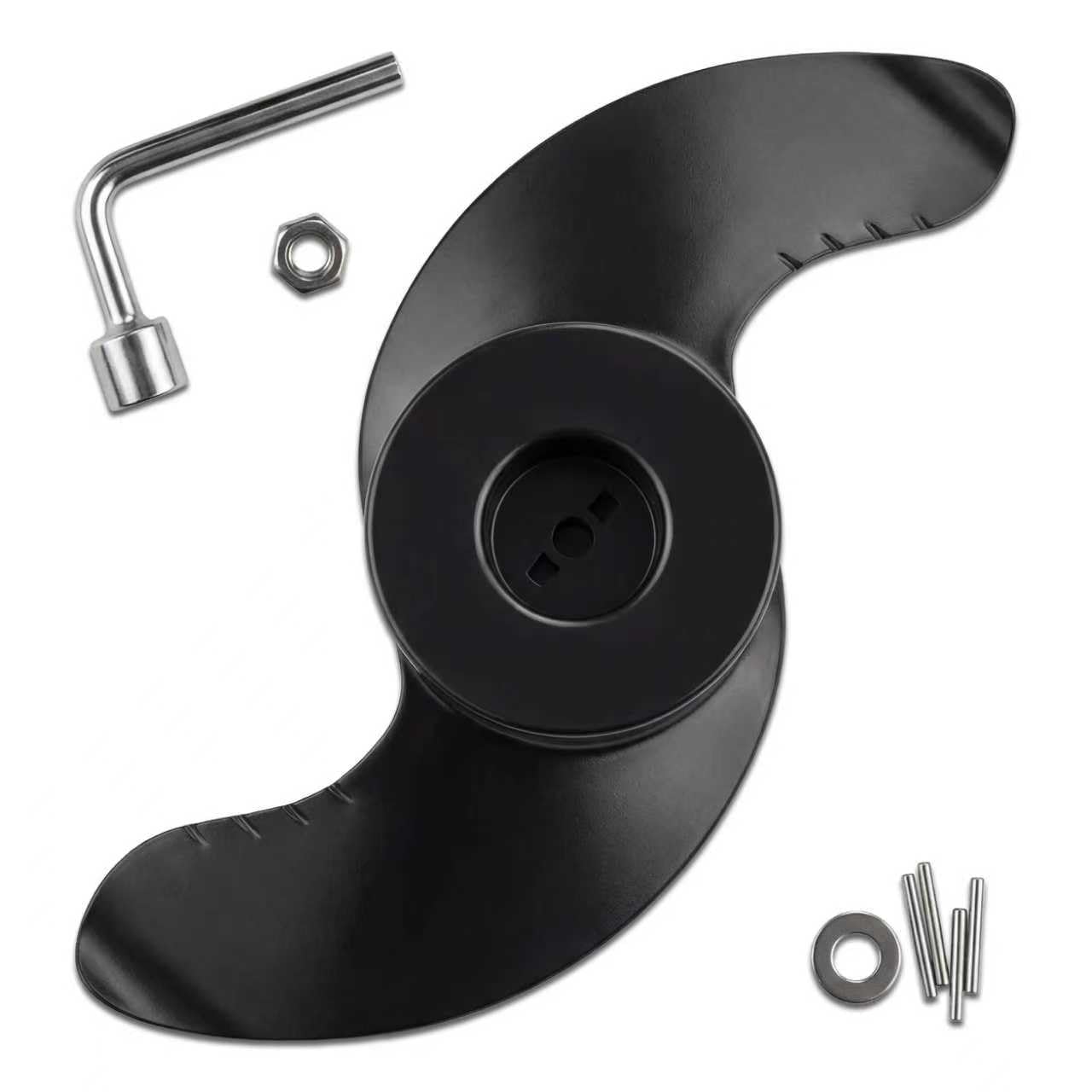 MKP-32 Weedless Wedge 2 Prop Replacement for Minn Kota Prop, Minn Kota– Fits 3-5/8” Motors Diameter for Edge, Endura, PowerDrive, Riptide 50-70lb – Trolling Motor Propeller Replaces 2091160 1865017