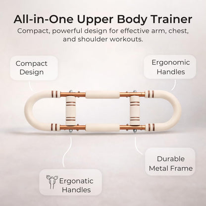 Adjustable Arm Twister 10-30lbs – Chest Expander for Ladies Home Workout – Upper Body Strength Trainer for Arms & Chest – Portable Fitness Equipment for Women
