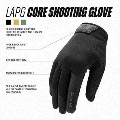LAPG Men's Core Patrol Glove, Durable and Lightweight Tactical Work Gloves for Men, Enhanced Grip for Better Control