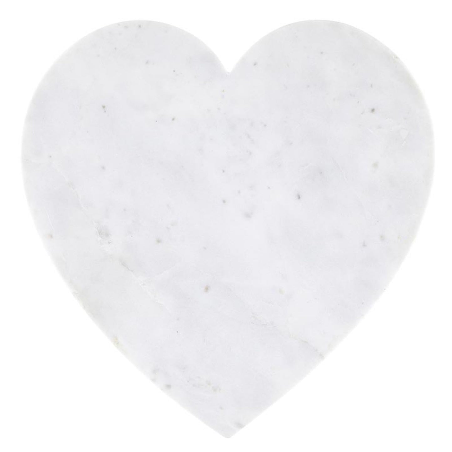 Santa Barbara Design Studio Christmas Charcuterie Boards for Cheese, Meat, and Fruit Marble Serving Tray, 12" W x 12" H x 0.5" D, Heart