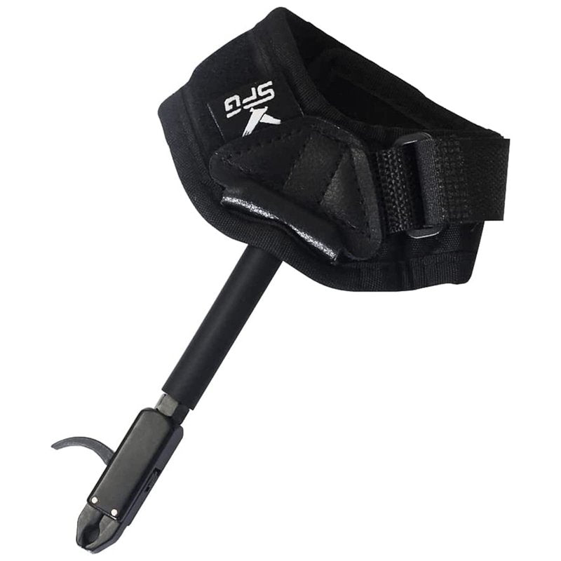 SOPOGER Archery Bow Release for Compound Bow Youth Bow Release Adjustable Bow Release Thumb for Adults Kids Hunting Shooting Accessories (Black)