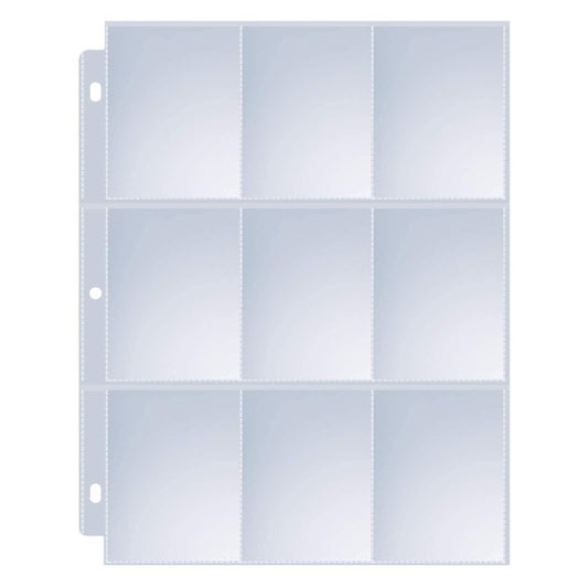 120 Pack 9 Pocket Page Protectors, Sooez Double Sided Trading Card Sleeves for 3 Ring Binder, Baseball Cards Holder, Protective Pages Sheets for Binders Album, Fit for Collectible Games, Sports Cards