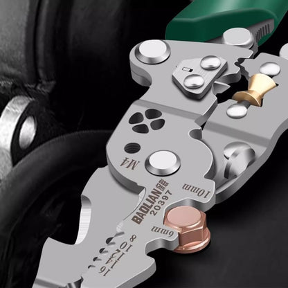 New Multifunctional Foldable Automatic Wire Stripper and Cutter,Wire Crimping Tool for Wire Repair and Splicing