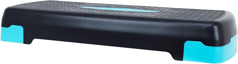 Aerobic Step Platform Trainer - Adjustable 2-Level Risers | 400 lb Weight Capacity, Non-Slip Design