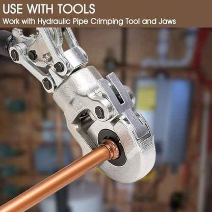 12PK Copper Press Fittings 3/4 inch 90-Degree Elbow Copper Coupling Zero Lead PxP 3/4 inch x 3/4 inch,90 degree Elbow for Plumbing,OD 7/8",Use with Hydraulic Press Fitting Tool