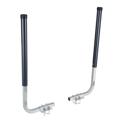 VEVOR Boat Trailer Guides, 40 in/48 in Height Guide Poles, 2PCS High-Hardness Steel Trailer Guide-Ons, Adjustable Guide Poles with PVC Pipes, for Ski Boats, Compact Fishing Boats, Small Sailboat