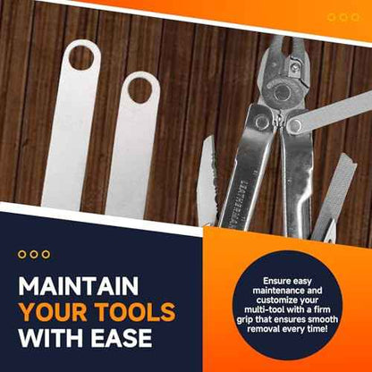 (2Pcs) For Leatherman wrench Knurled Nut Removal Wrench for Leatherman Tool Disassembly, Maintenance, Cleaning and Upgrades