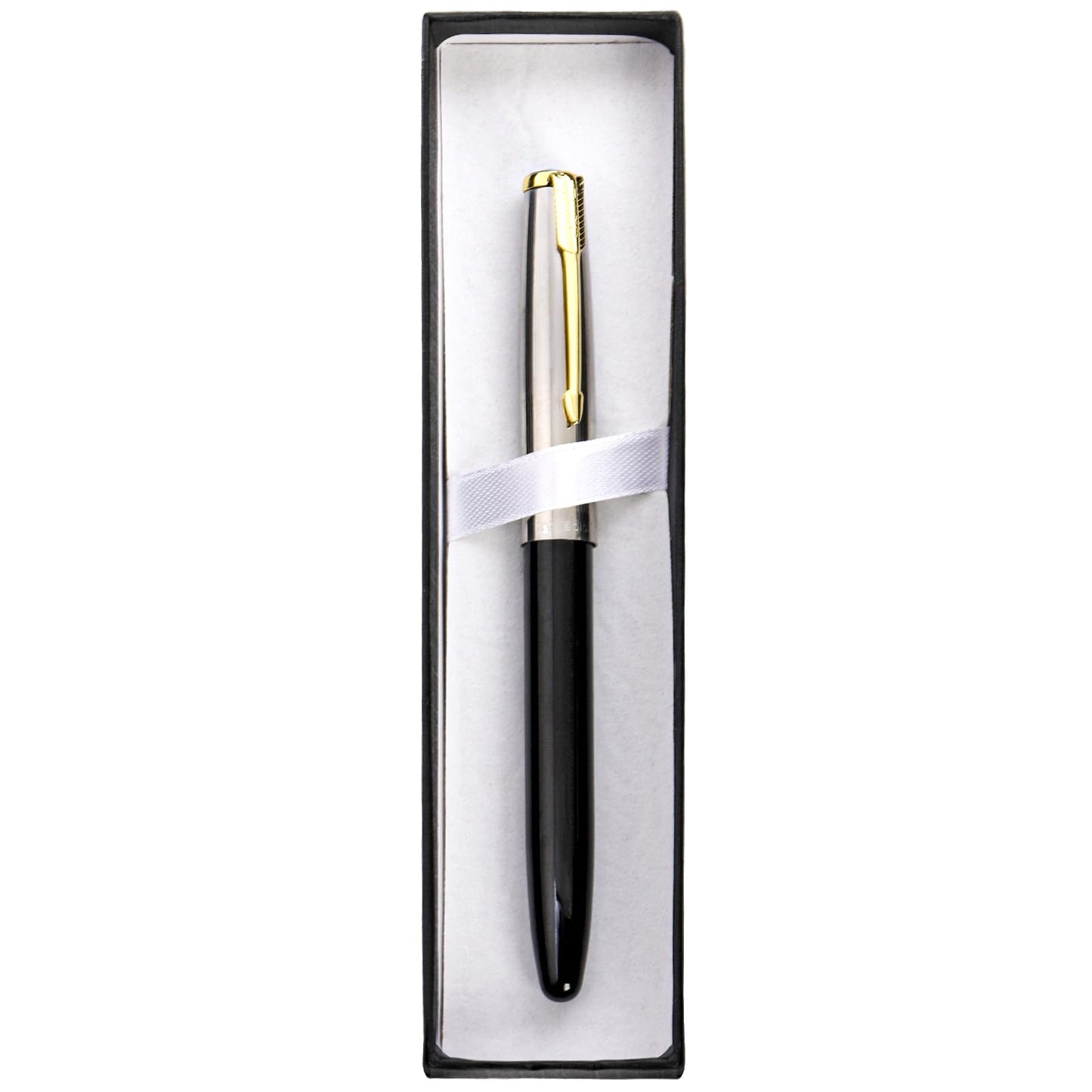 Frcctre 20 Pack Empty Pen Gift Box with Clear Lid, Pen Display Case Pencil Gift Box Black Cardboard Collection Case with Cushion, Ballpoint Jewelry Gift Box for Birthday Business Office Supplies