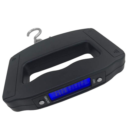 AFUNTA 50Kg 10g Luggage Weight Scale, LCD Luggage Scale Travel Digital, Fish Scale, Home Electronic Portable Hanging Weight Hook Travel Luggage Scale