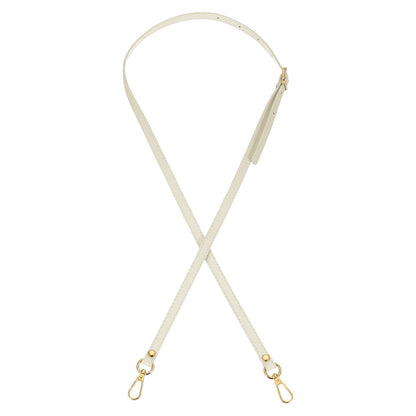 PATIKIL Leather Purse Strap Replacement, 47" PU Adjustable Shoulder Crossbody Replacement Strap with Gold Hardware for Handbags Shoulder Bag, Beige