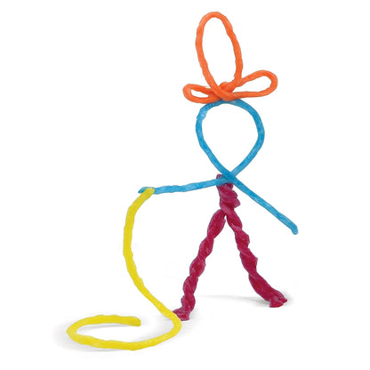 Wikki Stix Doodler Travel Toy for Kids – 24 Reusable Wax Sticks for Sensory Play, Screen-Free Airplane & Road Trip Activity, Mess-Free Fidget Craft for Ages 3+ Made in USA