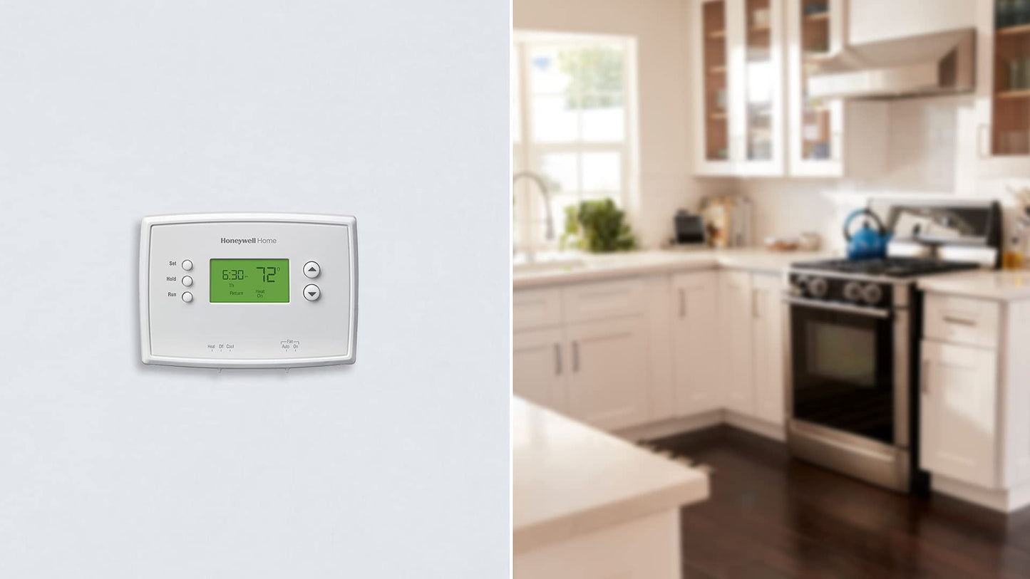 Honeywell Home RTH2300B1038 5-2 Day Programmable Thermostat, White