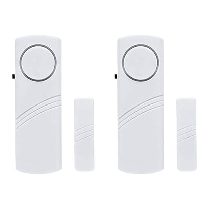 2 Pack Door Alarms for Home Security, Window Door Alarms, Window Alarm Sensors, DIY Protection Burglar Bell Alarm for Home,Office
