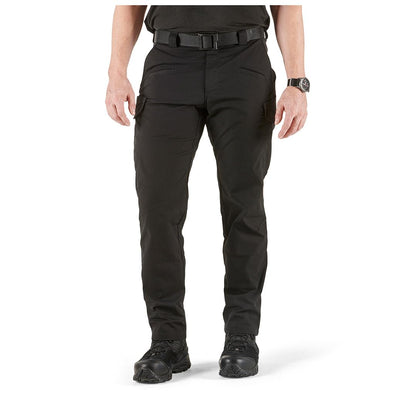 5.11 Tactical Men's Icon Professional Work Cargo Pants, Straight Fit, Modern Look, 8 Pockets, Style 74521ABR, Black, 38W x 30L